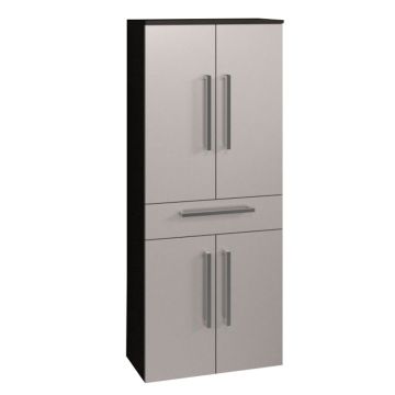 Puris Kera Plan Hochschrank 60 cm, 4 Türen, 1 Schubkasten