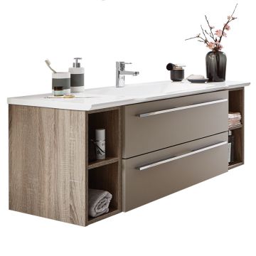 Puris Kera Plan Waschtisch mit Unterschrank Set 1 - 121,2 cm