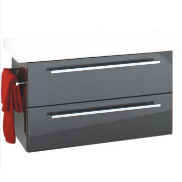 Puris Kera Plan Waschtischunterschrank 80 cm, 2 Auszüge