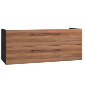 Puris Kera Plan Waschtischunterschrank - 128 cm, für Puro 1300 Doppel Kaldewei