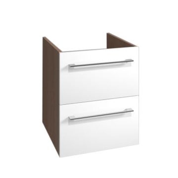 Puris Kera Plan Waschtischunterschrank - 40 cm, 2 Auszüge für LAUFEN Val 450