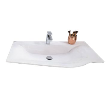 Puris Swing Möbelwaschtisch Mineralguss evermite Variante links