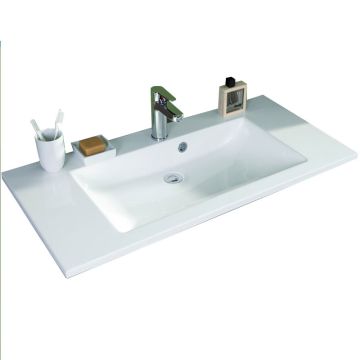 Purisch Fresh Mineralguss Möbelwaschtisch 120,6 cm