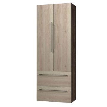 Puris Vuelta Hochschrank - 60 cm, 2 Türen, 1 Schubkasten und 1 Auszug