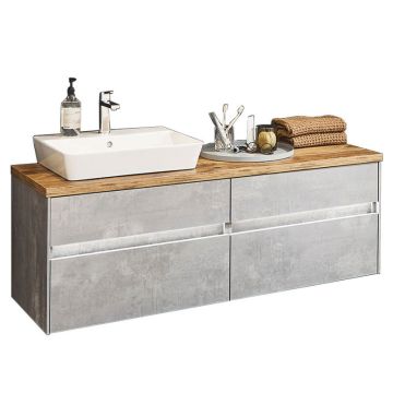 Puris Unique Waschtisch mit Unterschrank Set 7 - 142,6 cm