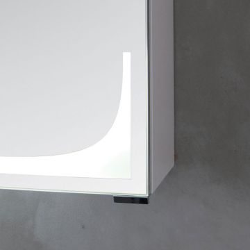 Puris Zubehör Griff Spiegel für Spiegelschranktür, chrom