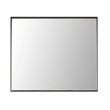 Puris Rounds Flächenspiegel - 90 cm schwarz