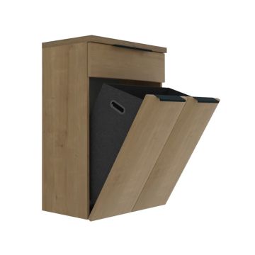 Puris Rounds Highboard - 60 cm geöffnet