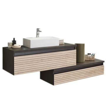 Puris Vialli Waschtisch mit Unterschrank Set 10 - 150 cm
