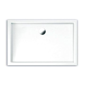 Repabad Verona Rechteck Duschwanne 120x90 - Mineralwerkstoff, Arctic-White