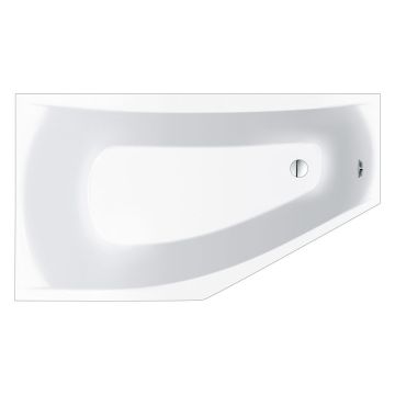 Repabad Arosa Eck-Badewanne Eco - 160/90 rechts - Acryl, in Weiß