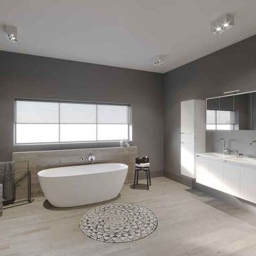 Riho Badewannen Oval - Acryl - 170 x 80 cm, Ambiente