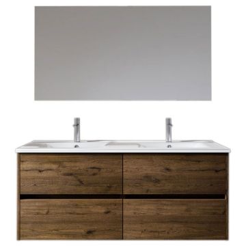 Riho Porto Wave Badmöbel Set 25 - 121 cm Alte Eiche