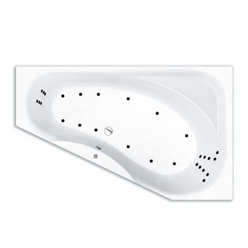 Repabad Tika 175 x 110_50 cm links, mit Aqua-Comfort