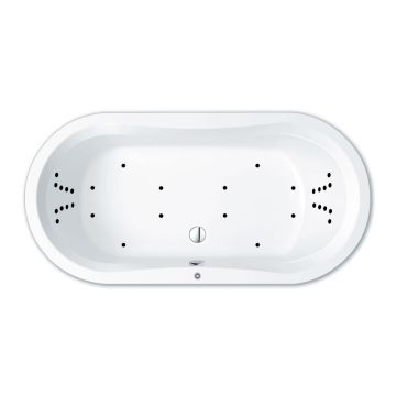 Repabad Pluto Oval 180 x 90 cm, mit Aqua-Comfort