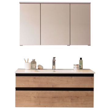 Schöner Wohnen Stockholm Badmöbel Set 6 - 122 cm