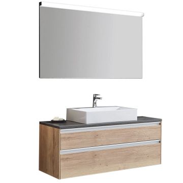 Schöner Wohnen Stockholm Badmöbel Set 7 - 120,6 cm