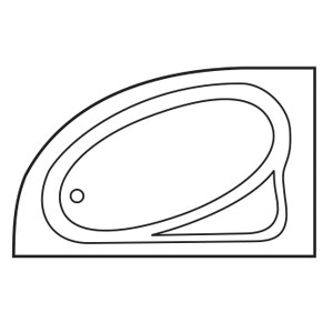 Ausführung Badewanne: Rechts