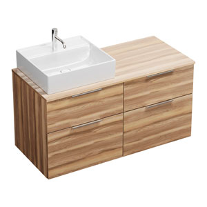 Aufsatz-Waschtisch: Position links