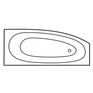 Ausführung Badewanne: Links