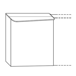 Ausführung Spiegelschrank: LED-Beleuchtung links