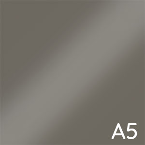 Front- und Korpusfarbe: Grau Hochglanz