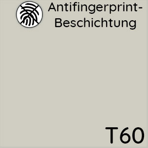 Front- und Korpusfarbe: Veloursgrau Softmatt