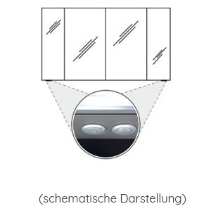 Position Schalter-Steckdosen-Element: Zwei unten