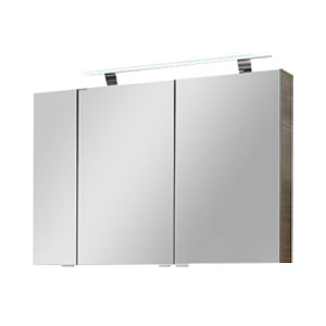 Ausführung Spiegelschrank: Hängeschrank verspiegelt links