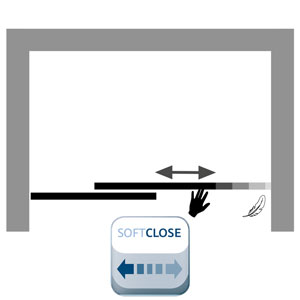 Dämpfungs-System: mit Softclose - Mechanismus