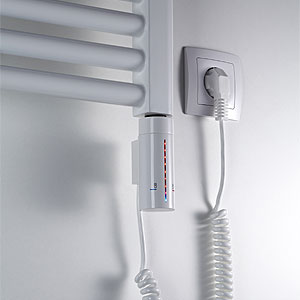 Heizstab: 3 - IP44, LED, Timer, Frostwächter, weiß, 600W