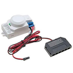 Schaltung LED-Band: Bewegungsmelder und LED-Treiber für Anschluss 230 V