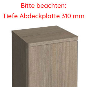 Abdeckplatte: Abdeckplatte 302 mm - Stärke 28 mm
