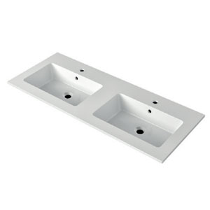 Waschtisch-Typ: MAX 1210D, Mineral Composite, mit Überlauf