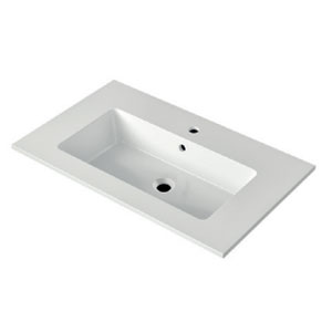 Waschtisch-Typ: 81 cm - MAX 810, mit Überlauf