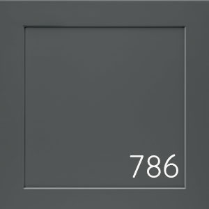 Ausführung Frontdekor: Nordic Lack Schiefergrau matt