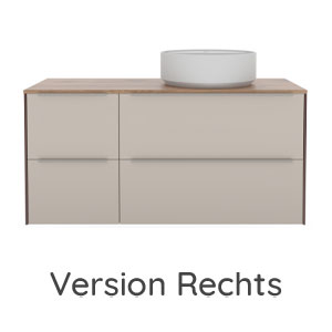 Ausführung Waschtisch: Waschtisch rechts