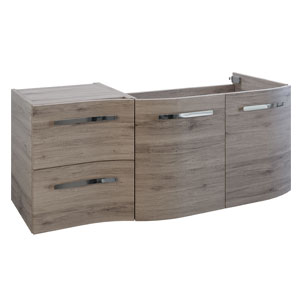 Waschtischunterschrank: 2 Drehtüren, 2 Auszüge - Breite: 117 cm