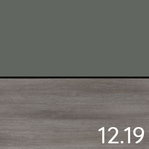 Front- und Korpusfarbe Waschtischunterschrank: Glas Grau - Graphit Struktur quer Nachbildung