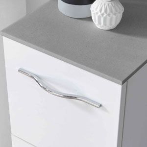 Abdeckplatte: Krion - Grau Natur