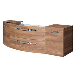 Ausführung Waschtischunterschrank: mit 2 Drehtüren und 2 Auszügen