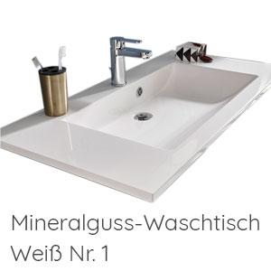 Waschtisch-Typ: Mineralguss 120,6 cm Breite