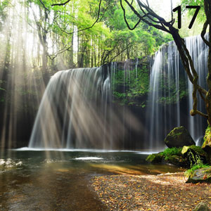 Motiv: Wasserfall im Urwald