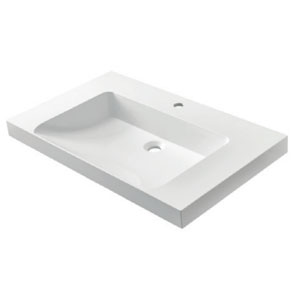 Waschtisch-Typ: 80 cm - RonX 800C, inkl. Clou Ab- und Überlauf in Chrom