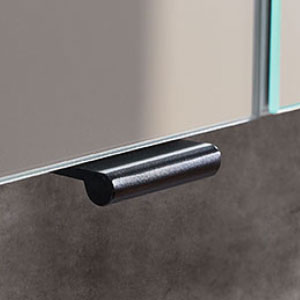 Grifffarbe Spiegelschrank: Schwarz, 3 Stück