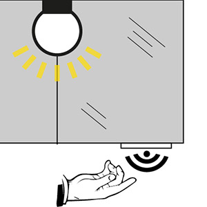 Schalter für Beleuchtung: mit Sensor für Emotion-Beleuchtung