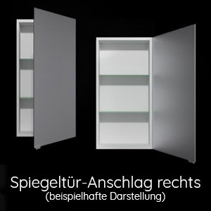 Türanschlag Spiegelschrank: Mitteltür rechts