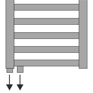 Anschlussvariante: Sonderanschluss unten links