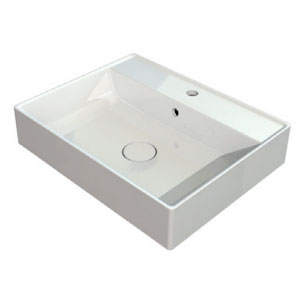 Waschtisch-Typ: WB 0517 C 600C, Mineral Composite, inkl. Überlauf