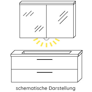 Waschplatz-Beleuchtung: LED - 5 Watt, 1 Spot